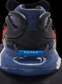 Balmain Unicorn Low-top Trainers In Neoprene And Calfskin