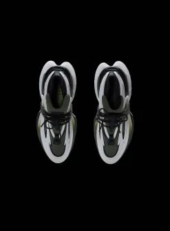 Balmain Unicorn Low-top Trainers In Neoprene And Calfskin