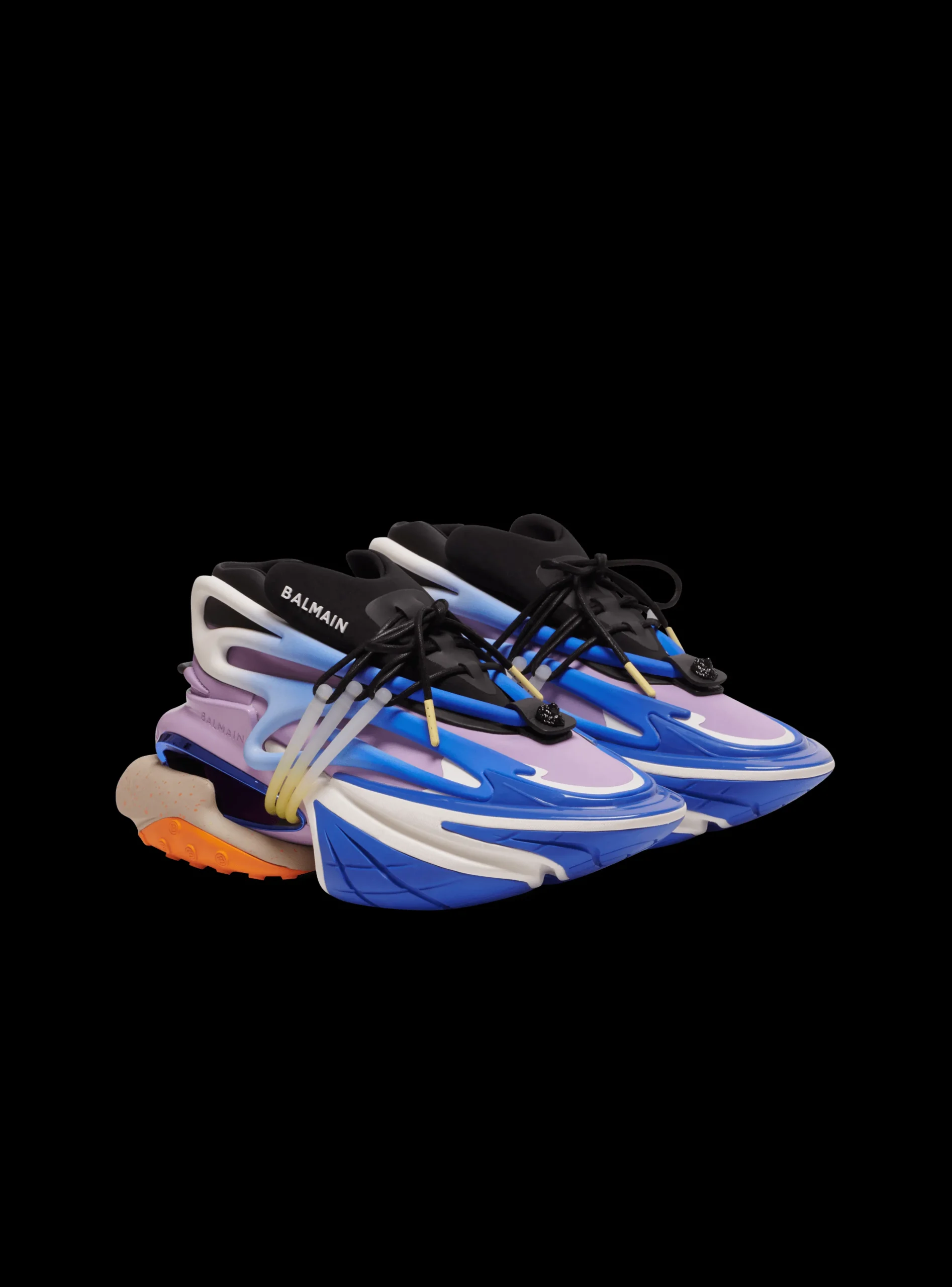 Balmain Unicorn Low-top Trainers In Neoprene And Leather