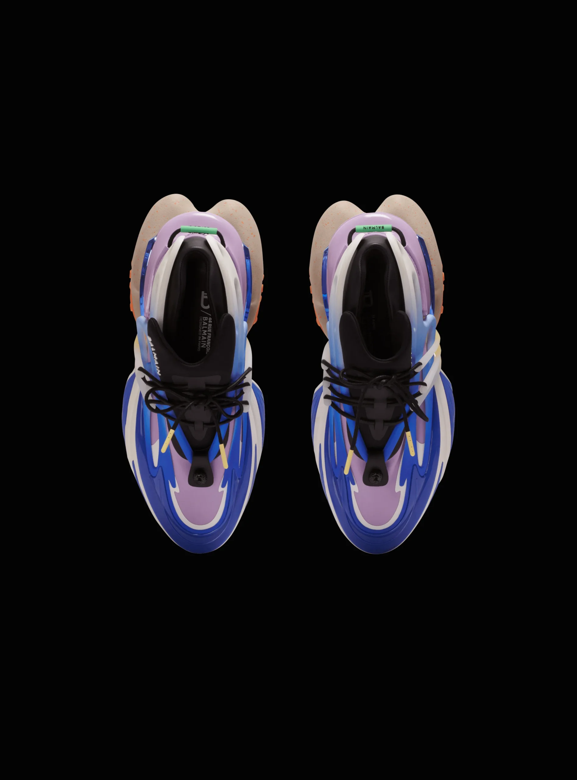 Balmain Unicorn Low-top Trainers In Neoprene And Leather