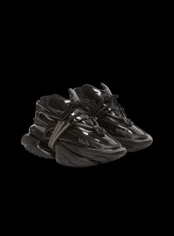 Balmain Unicorn Main Lab Patent Leather Trainers