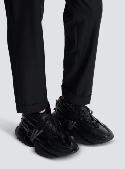Balmain Unicorn Main Lab Patent Leather Trainers