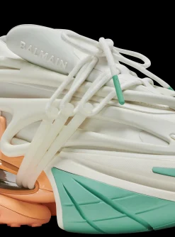 Women Balmain Unicorn Trainers In Neoprene And Leather