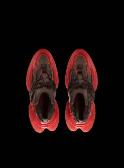 Balmain Unicorn Trainers In Neoprene And Monogram Leather