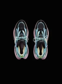 Balmain Unicorn Trainers In Neoprene And Leather