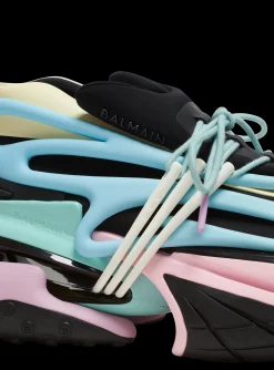 Balmain Unicorn Trainers In Neoprene And Leather