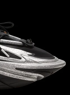 Women Balmain Unicorn Trainers In Neoprene And Glitter