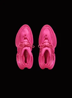 Women Balmain Unicorn Trainers In Neoprene And Rubberised Leather