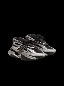 Balmain Unicorn Trainers In Neoprene And Leather