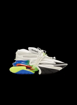 Balmain Unicorn Trainers In Neoprene And Leather