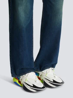 Balmain Unicorn Trainers In Neoprene And Leather
