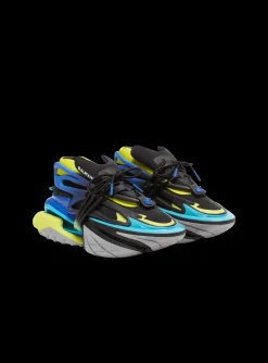Balmain Unicorn Trainers In Neoprene And Leather