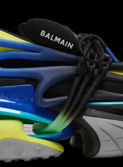 Balmain Unicorn Trainers In Neoprene And Leather