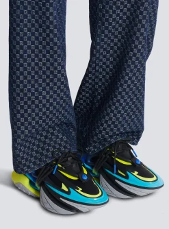 Balmain Unicorn Trainers In Neoprene And Leather