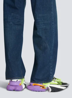 Balmain Unicorn Trainers In Neoprene And Leather