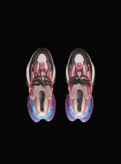 Women Balmain Unicorn Trainers In Neoprene And Leather