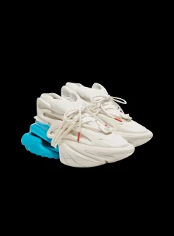 Balmain Unicorn Trainers In Neoprene And Leather