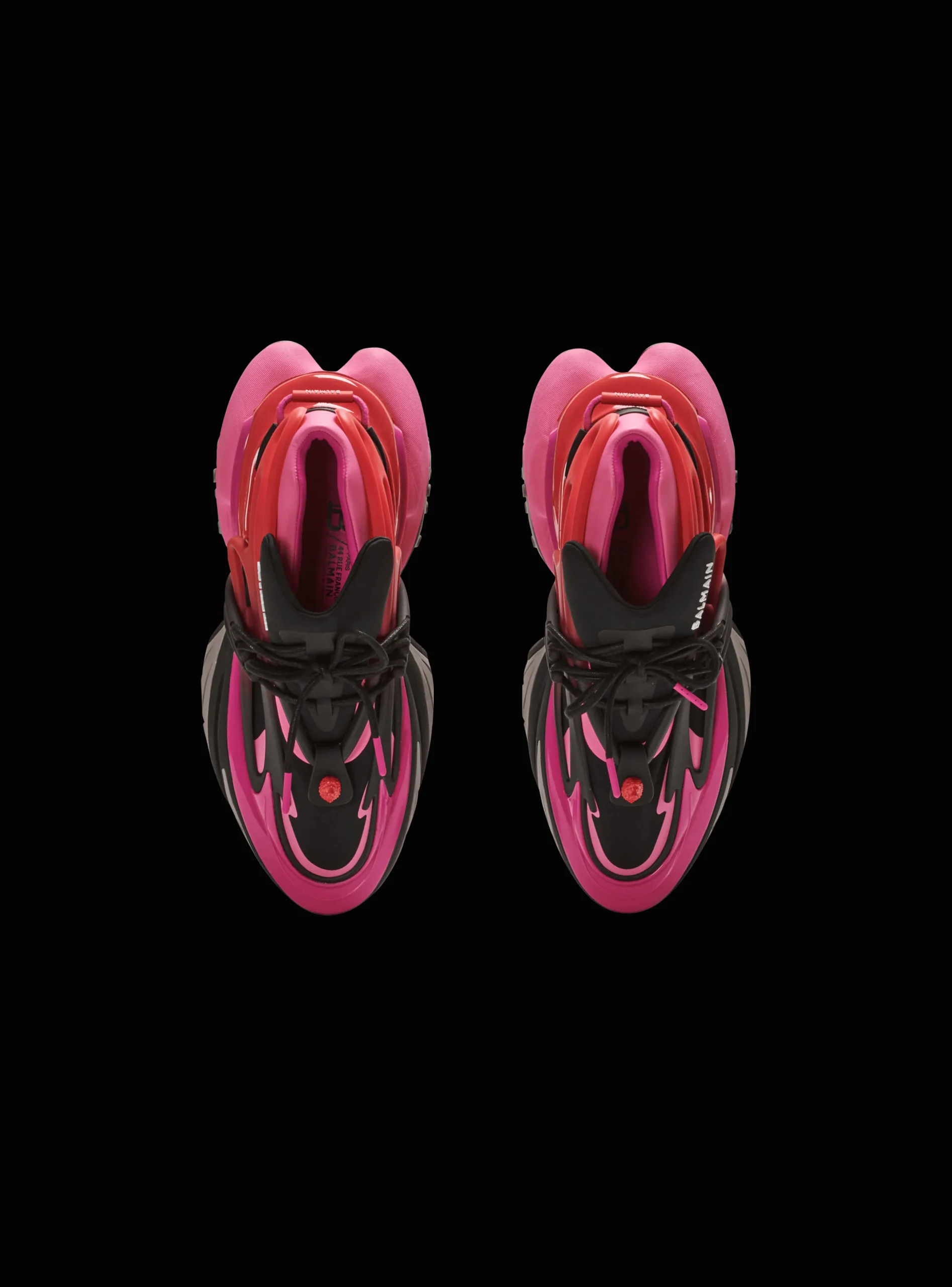 Women Balmain Unicorn Trainers In Neoprene And Leather