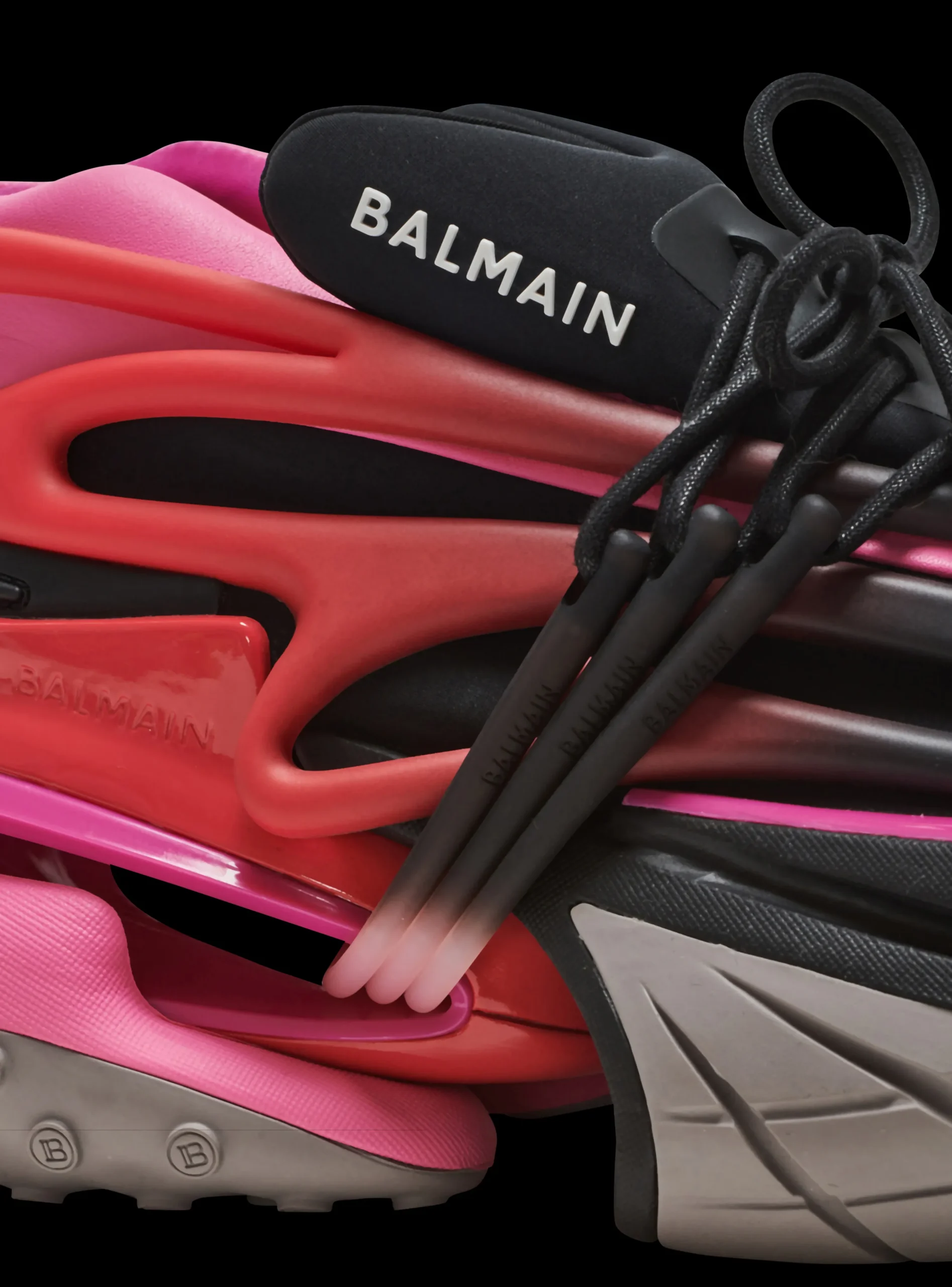 Women Balmain Unicorn Trainers In Neoprene And Leather
