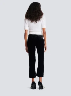 Women Balmain Velvet Trousers