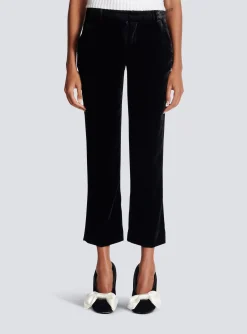 Women Balmain Velvet Trousers