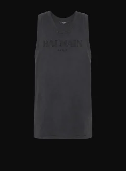 Balmain Vintage Embroidered Tank Top