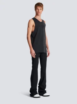 Balmain Vintage Embroidered Tank Top