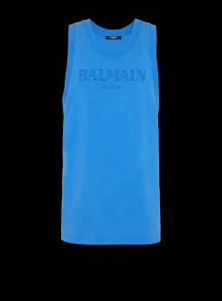 Balmain Vintage Embroidered Tank Top