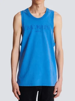 Balmain Vintage Embroidered Tank Top