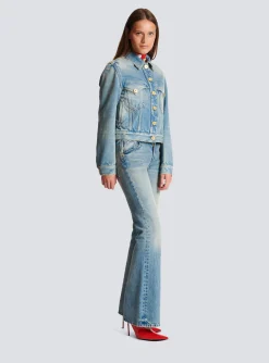 Women Balmain Vintage Denim Jacket