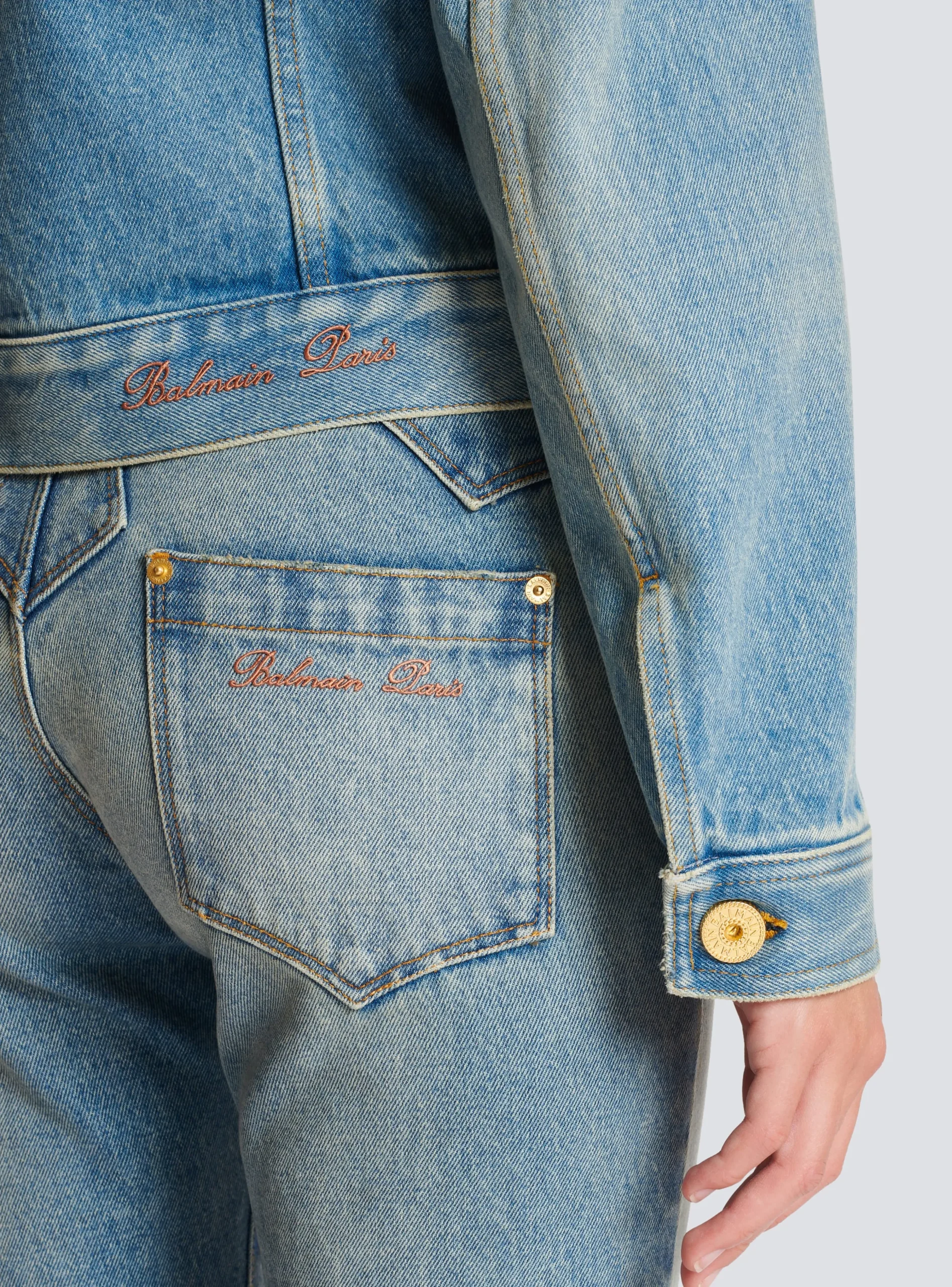 Women Balmain Vintage Denim Jacket