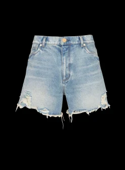 Women Balmain Vintage Denim Shorts