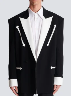Balmain Western Crepe Blazer