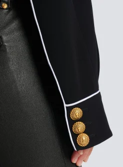 Women Balmain Western Crepe Jacket