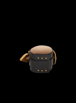 Women Balmain Western Leather And Golden Metal Bracelet