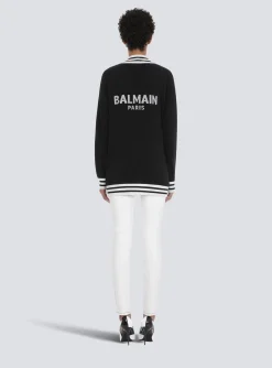 Women Balmain Wool And Cashmere Cardigan