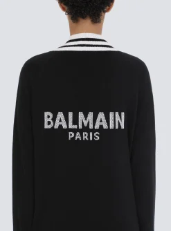 Women Balmain Wool And Cashmere Cardigan