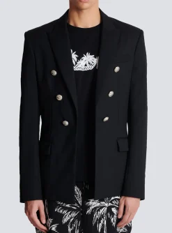Balmain Wool 6-button Jacket