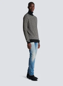 Balmain Wool Turtleneck Sweater