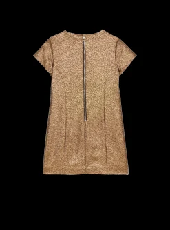 Kids Balmain Woven Lurex Dress